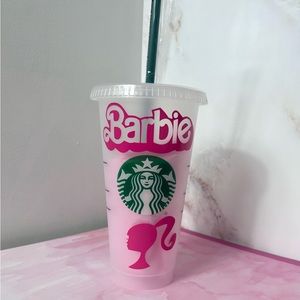 BARBIE STARBUCKS Venti | Starbucks Cup | Cold Cup | Custom Personalized Cup
